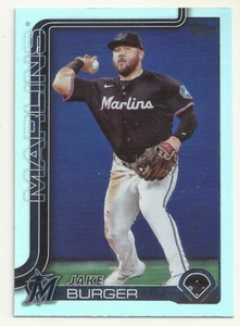2025 TOPPS BASEBALL - JAKE BURGER - RAINBOW FOIL PARALLEL - #330 - TWINS - Picture 1 of 1