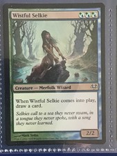 Wistful Selkie FOIL Eventide PLD-SP Blue Green Uncommon MAGIC MTG CARD