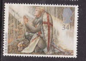 GB 1985 Sir Galahad 34p Mint no Gum SG 1297 VGC - Picture 1 of 1