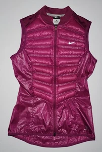 Nike Aeroloft 800 gilet imbottito donna viola completo di cerniera taglia XS - Foto 1 di 15