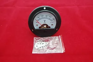 DC 0-500V Round Analog Voltmeter Voltage panel meter Dia. 66.4mm DH52 - Bild 1 von 6