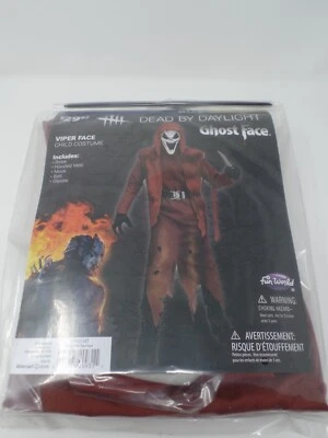 FUN WORLD VIPER GHOST FACE DEAD BY DAYLIGHT 5pc COSTUME, YOUTH LARGE (10-12) - Image 1 of 4