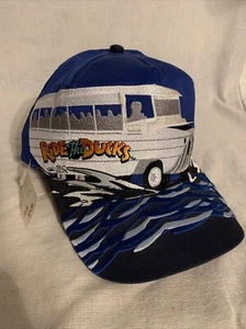 Vintage 1990s Ride The Ducks Graphic Snap Back Hat Retro Nice Scarce. NOS. - Picture 1 of 9