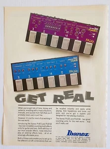 IBANEZ multi effects PUE5 magazine ad pin-up pull-out poster 1 page - Picture 1 of 8