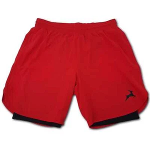 Men's 2-in-1 Workout Running Gym Shorts with Phone Pocket-Dry Fit Outdoor Sports - Picture 1 of 10