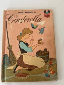 CINDERELLA Walt Dineys Wonderful World of Reading Book Club 1974 Hardback - Picture 1 of 4