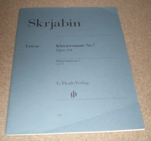 Scriabin PIANO SONATA NO.7 OPUS 64 Piano MUSIC BOOK HENLE VERLAG 747 - Picture 1 of 1