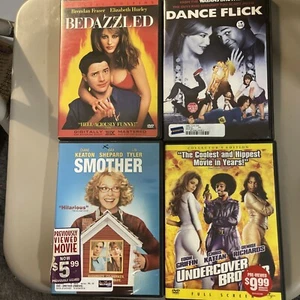Lot Of 4 Comedy DVD Bedazzled, Dance Flick, Smother, Undercover Brother - Picture 1 of 1