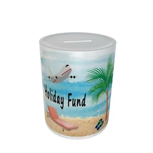 HOLIDAY FUND Keramik Familie Tasche Spardose Spardose Weihnachtsgeschenk Urlaub - Bild 1 von 3