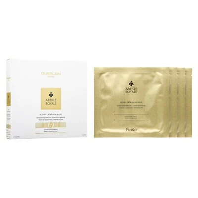 4 PCS Guerlain Abeille Royale HONEY CATAPLASM MASK Smoothing+Moisturizing Burst - Image 1 of 3
