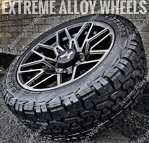 20" Crossbo Alloy Wheels Mitsubishi L200 Pajero Shogun Warrior All Terrain Tyres