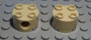 Lego Technic Round Brick 2x2 Beige 2 Pieces - Picture 1 of 1