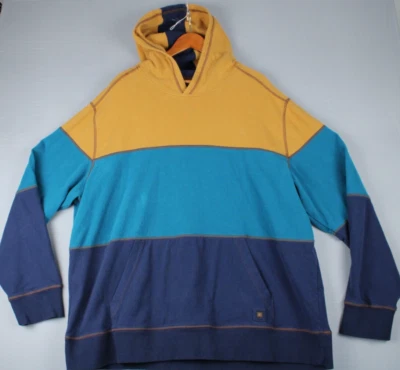 The Territory Ahead Sudadera Para Hombres XXL Pullover Sudadera con Capucha Bloque de Color Verde Púrpura Foto 1 de 4