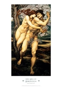 The Tree of Forgiveness by Sir Edward Burne-Jones Print Poster 27 1/2x19 5/8 NEW - Picture 1 of 1