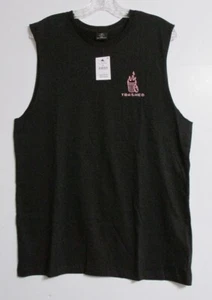 Men's T-Bar x Cotton:On Collab "Trashed" Tank Top Black Size Medium - Picture 1 of 7