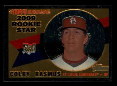 2009 Topps Heritage High Chrome 149 Colby Rasmus 196/1960 Cardinals Parallel 1:3 - Image 1 of 2