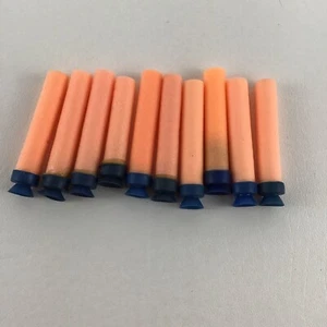 Nerf Gun Foam Dart Projectile Orange Missiles Toy Replacement Pieces Lot Vintage - Picture 1 of 6