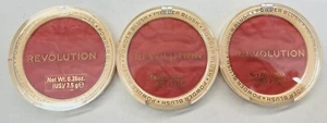 ❤ Makeup Revolution Blusher Reloaded Blush ROSE KISS ⭐ LOT OF 3⭐ - Picture 1 of 2