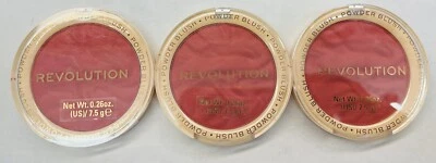 ❤ Makeup Revolution Blusher Reloaded Blush ROSE KISS ⭐ LOT OF 3⭐ - Image 1 of 2