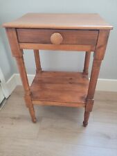 1790-1820 Early American Antique Pine Side Table