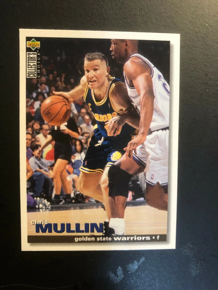 1995 CHRIS MULLIN  Upper Deck  Basketball Card # 117 Made in USA - Image 1 of 4