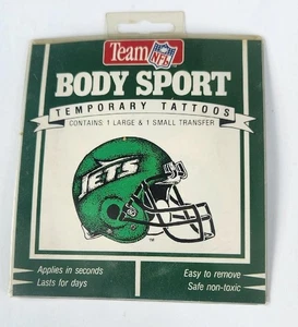 Lot x 20 Body Sport Temporäre Tattoos NOS New York Jets Vintage 1990er 1 Lg 1 Sm - Bild 1 von 1