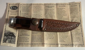 Case XX Hunter Knife M3 FINN SS USA with Leather Sheath 2000-2009 - Picture 1 of 14