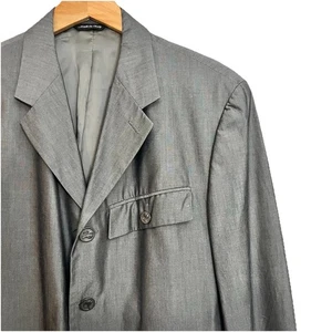 Men’s Vintage Gianni Versace Gray Suit Jacket Size 36R (50R) - Picture 1 of 15