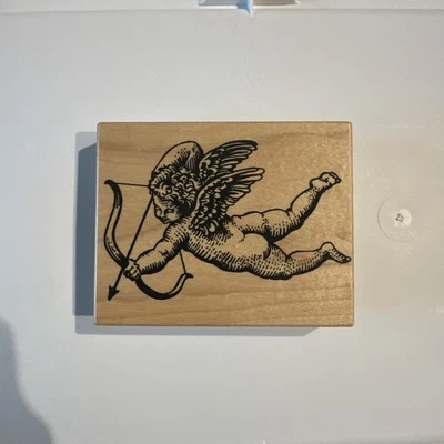 PSX Ángel Cupido Querubín Amor Flecha San Valentín Boda K-1776 Sello de Goma Foto 1 de 2