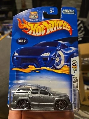 Cadillac Escalade 2003 Hot Wheels #52 primeras ediciones 40/42 gris con cromo Pr5 Sp Foto 1 de 4