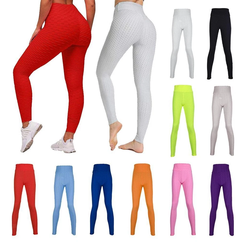 Women's High Waist Yoga Leggings Workout Running Pants - - Image 1 of 1