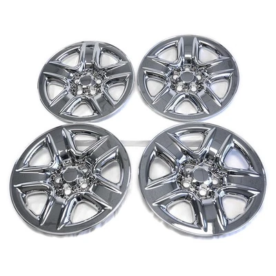 4 17" Chrome Wheel Skins Hub Caps Full Rim Skin Covers for 2006-2012 Toyota RAV4 - Image 1 of 4