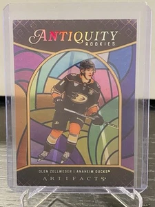 Artefactos de cubierta superior 2024-25 antigüedad novato ATR-3 Olen Zellweger Anaheim Ducks - Imagen 1 de 2