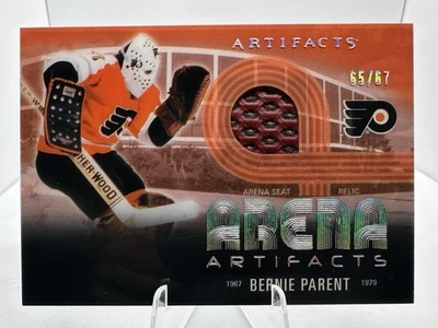 2024-25 Artifacts Arena Artifacts Philadelphia Flyers Bernie Parent 65/67 AA-BP - Image 1 of 3