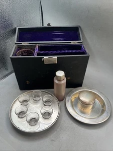 Vintage Traveling Last Rites House Call Communion Set/Kit W/ Original Box Rare - Picture 1 of 13
