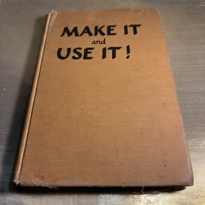 BOOK VINTAGE Country Cottage Core “Make It and Use It” 1958 PAPER DOLL CLOTHES - Picture 1 of 24