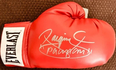 Manny Pacquiao autograph auto signed Everlast boxing glove inscribed PacMan JSA - Image 1 of 2