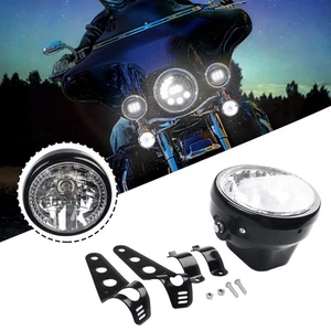 Headlight Motorcycle Accessories LED Metal Motorcycle Headlight Replacement - Picture 1 of 12