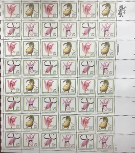 Full Sheet of 20 cent 1984 Orchids SC# 2076-79 MNH - Picture 1 of 1