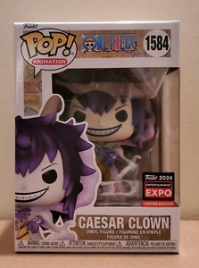FUNKO POP! ONE PEICECAESAR CLOWNFUNKO 2024ENTERTAINMENT EXPO LIMITED EDITION - Picture 1 of 7
