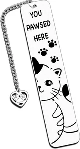 Cat Bookmarks for Reading Women, Ideal Book Lovers Gifts,Christmas Stocking Stuf - Picture 1 of 5