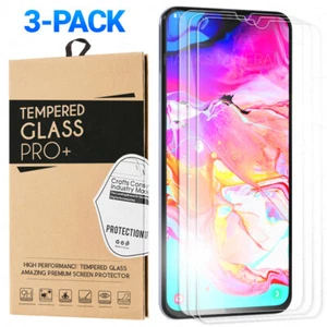 3-Pack Tempered Glass For Samsung A54 A53 A52 A51 A72 A71 A42 A70 A50 A20 A03s