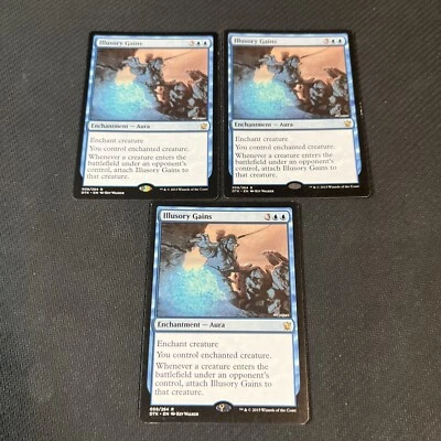Illusory Gains Magic The Gathering Mtg Rare 059/264 Dragons of Tarkir 3 - Image 1 of 4