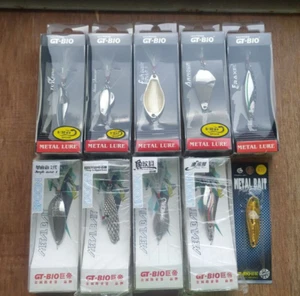 5g (3/16oz) 10 pcs Spoon Lure Fishing Freshwater Saltwater Blinker Leurre GT-BIO - Picture 1 of 7