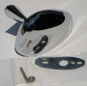 70 71 72 Dart Demon Right Rallye Mirror Chrome NEW Rally RM70ACHR - Picture 1 of 3