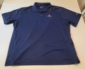 Nike Golf Tour Performance Dri-Fit Polo Men’s 3XL Wells Fargo Championship Blue - Picture 1 of 5
