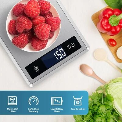 AIRMSEN Digitale Küchenwaage, Haushaltswaage 5KG(1121) - Bild 1 von 4