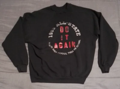 Sudadera De Colección Jerzees 3X Camisa 1993 Illinois High School Festival de Teatro XXX Foto 1 de 4