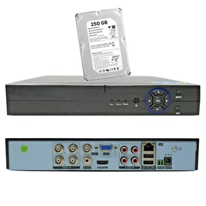 Dvr Videosorveglianza 4 canali p2p analogico digitale 5 Mp Incluso HDD 250 gb - Imagen 1 de 6