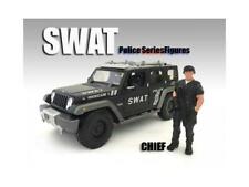 SWAT TEAM CHIEF FIGURE FOR 1:18 SCALE MODELS BY AMERICAN DIORAMA 77418